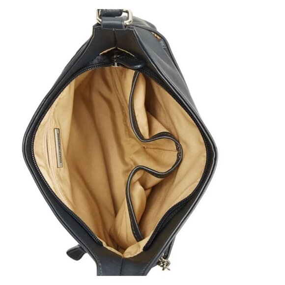 GIANI BERNINI Nappa Classic leather women's hobo shoulder bag - Navy Blue - Picture 10 of 10